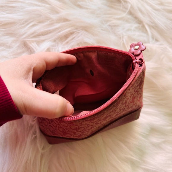 Vintage Pink mini floral Women's Bag wallet - Picture 3 of 3